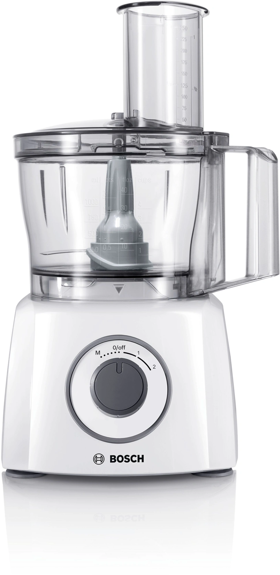 Кухонный комбайн Bosch MultiTalent 3 MCM3200W 800Вт белый — миниатюра 2