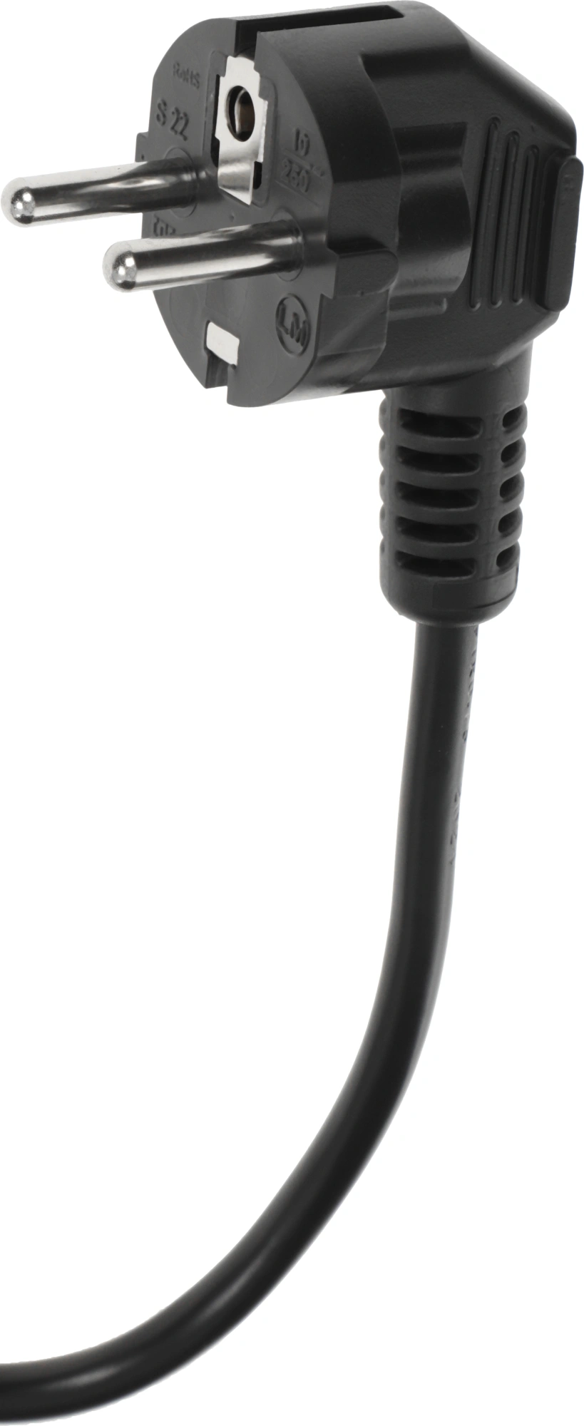 Шнур питания Lanmaster LAN-PP13/SHA-0.5-BK C13-Schuko проводник.:3x0.75мм2 0.5м 220В 10А черный — миниатюра 3