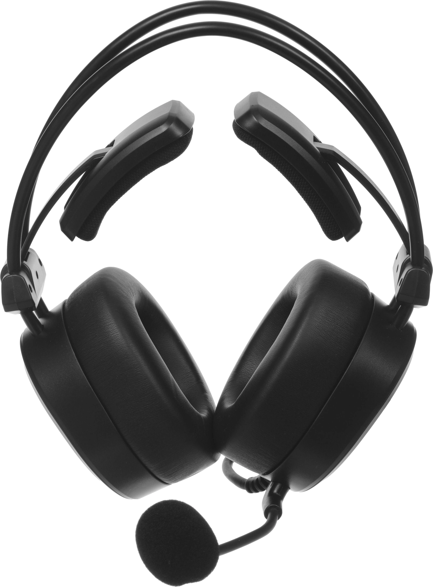 Наушники с микрофоном A4Tech Bloody MC750 черный 2.3м мониторные USB оголовье (MC750 BLACK) — миниатюра 12