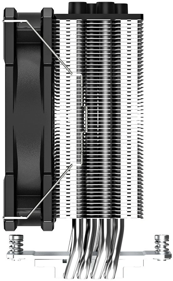 Устройство охлаждения(кулер) ID-Cooling SE-224-XTS Soc-AM5/AM4/1200/1700/1851 серебристый/черный 4-pin 16-29dB Al+Cu 220W 650gr Bulk (SE-224-XTS BULK) — миниатюра 4