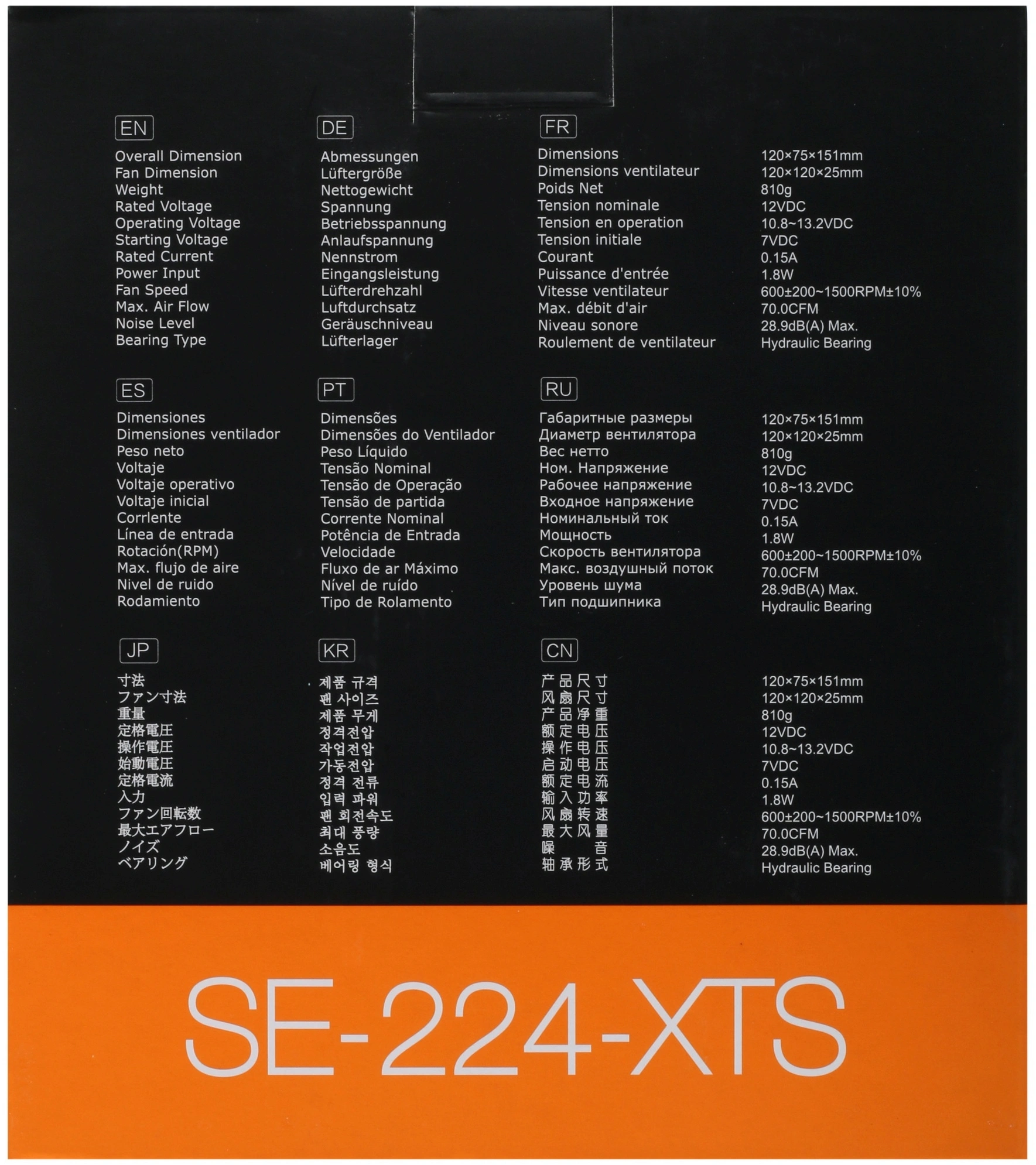 Устройство охлаждения(кулер) ID-Cooling SE-224-XTS Soc-AM5/AM4/1200/1700/1851 серебристый/черный 4-pin 16-29dB Al+Cu 220W 650gr Bulk (SE-224-XTS BULK) — миниатюра 10