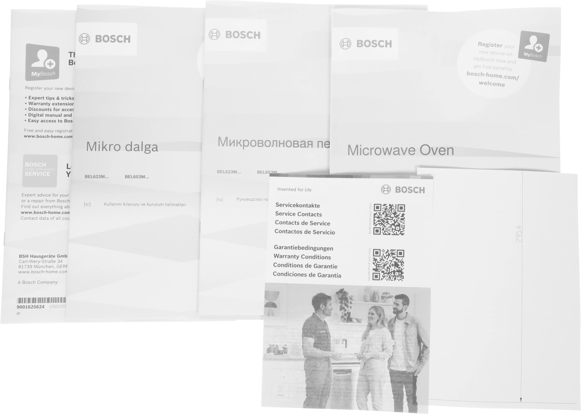 Микроволновая печь Bosch BEL653MB3 25л. 800Вт черный (встраиваемая) — миниатюра 13