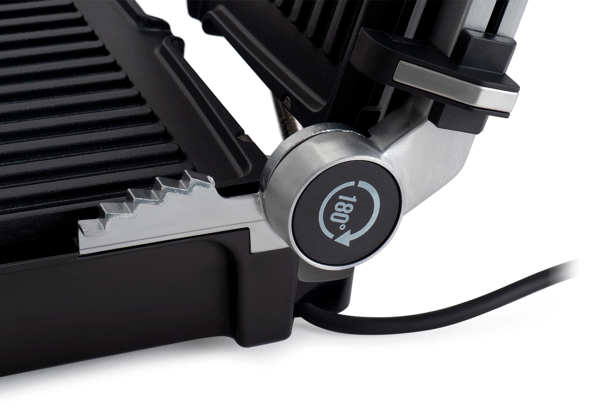 Электрогриль Domfy Metal DSM-EG502 2200Вт черный/серебристый — миниатюра 7