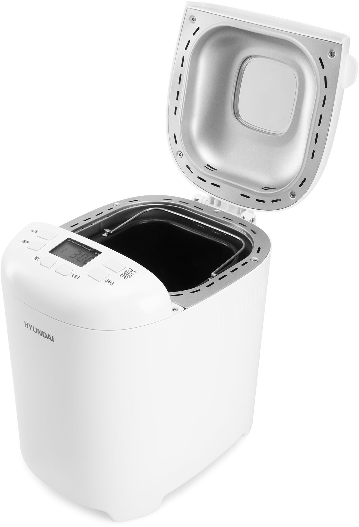 Хлебопечь Hyundai HYBM-M0714 550Вт белый — миниатюра 5