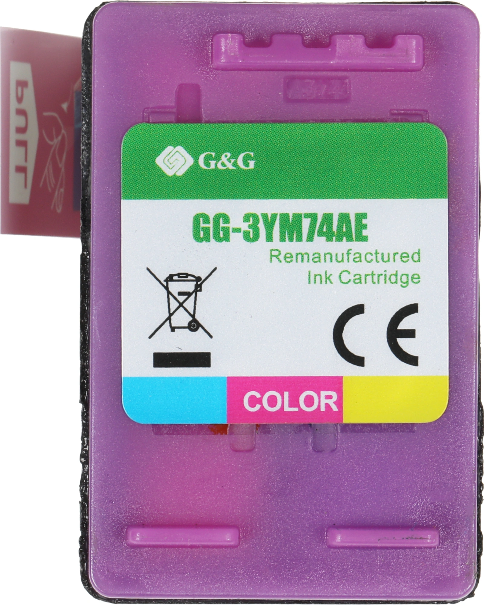 Картридж струйный G&G GG-3YM74AE 653 многоцветный (18мл) для HP DeskJet Plus Ink Advantage 6075/6475 — миниатюра 2