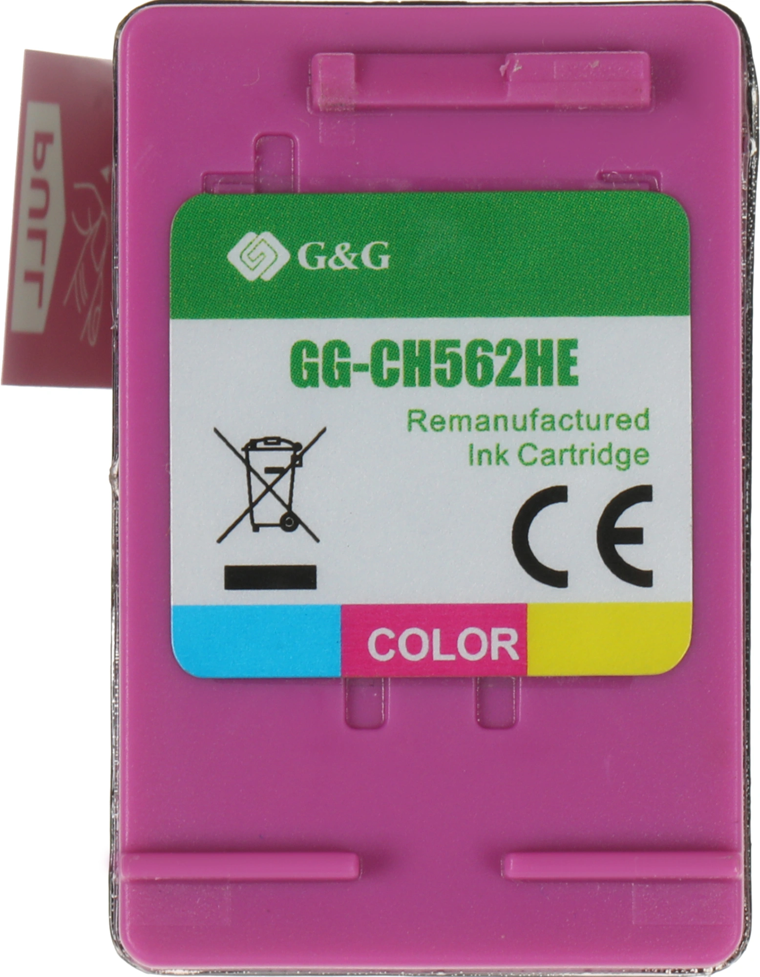 Картридж струйный G&G GG-CH562HE 122 многоцветный (18мл) для HP DJ 1050A/2050A/3000 — миниатюра 5