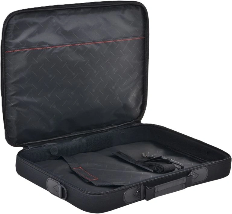 Сумка для ноутбука 15.6" Continent CC-100 BK черный/красный полиэстер — миниатюра 3