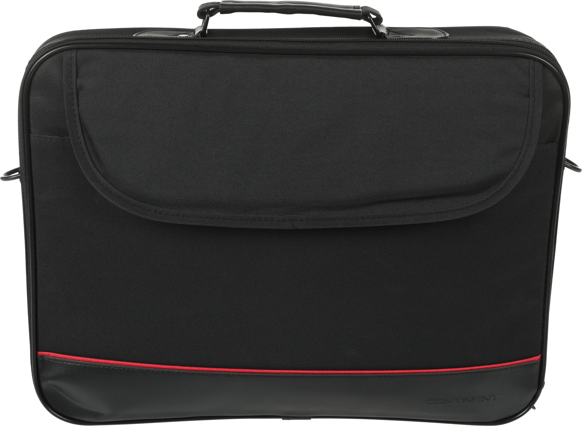 Сумка для ноутбука 15.6" Continent CC-100 BK черный/красный полиэстер — миниатюра 4
