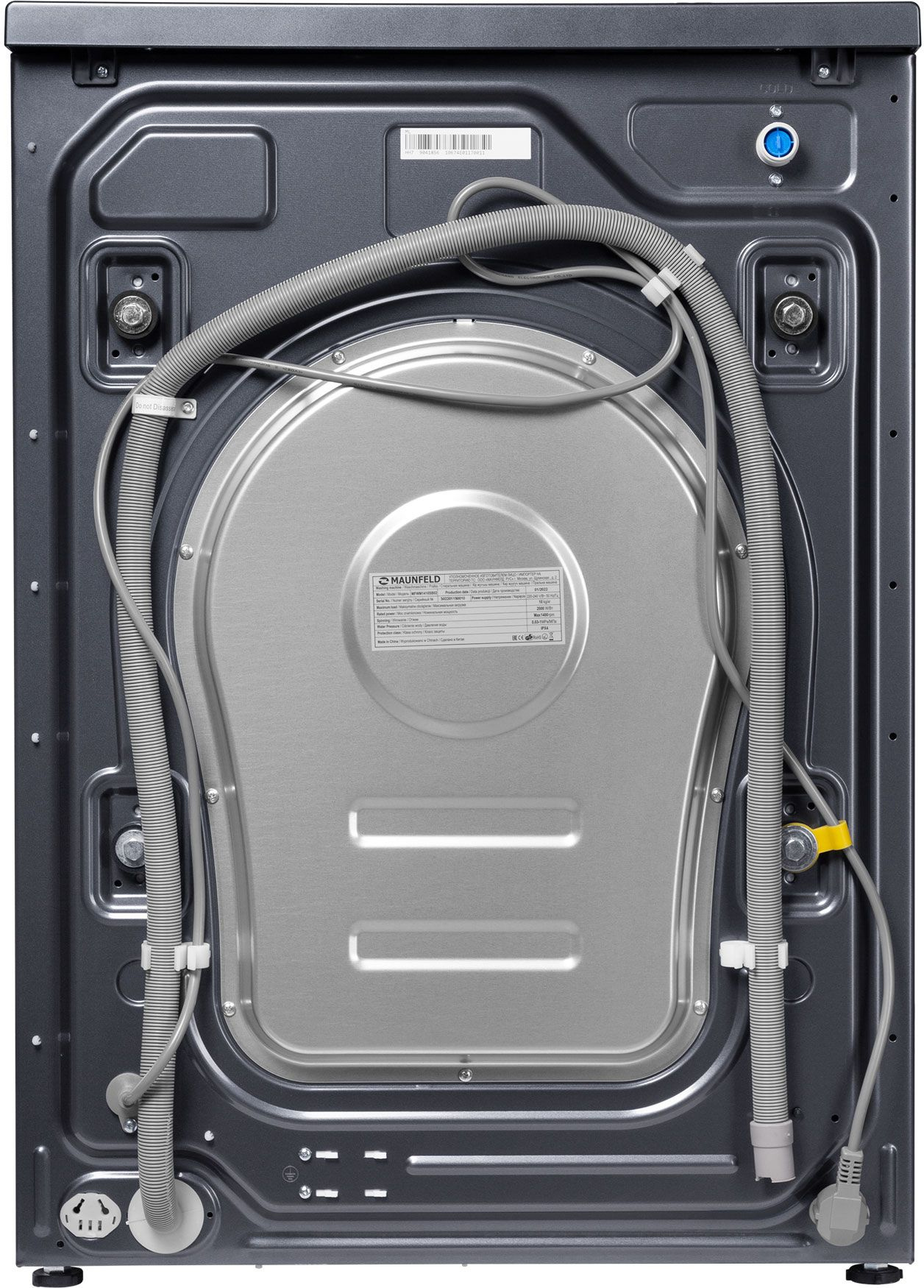 Стиральная машина Maunfeld MFWM1410SB02 класс: A+++ загр.фронтальная макс.:10кг темно-серебристый инвертор — миниатюра 17