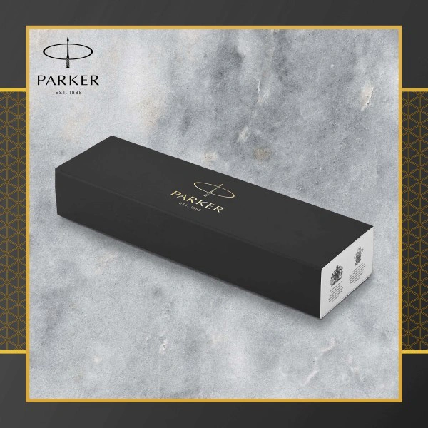 Ручка перьев. Parker IM Premium F323 (1931646) Black GT F сталь нержавеющая подар.кор. — миниатюра 6
