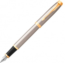 Ручка перьев. Parker IM Core F321 (1931649) Brushed Metal GT F сталь нержавеющая подар.кор. — миниатюра 7