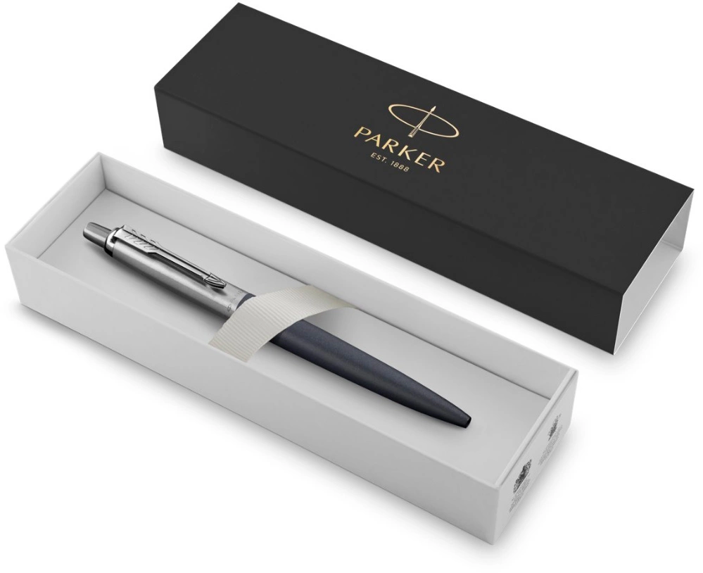 Ручка шариков. Parker Jotter XL K69 (2068359) Matte Blue CT M син. черн. подар.кор. — миниатюра 2