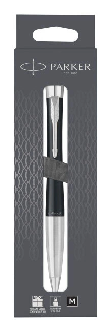 Ручка шариков. Parker Urban Core (2150858) Muted Black CT M черн. черн. подар.кор.европод. — миниатюра 4