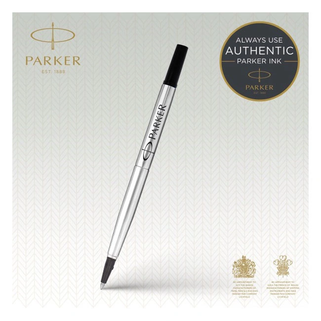 Стержень роллер Parker Quink Z01 (1950325) M 0.7мм черные чернила блистер (2шт)