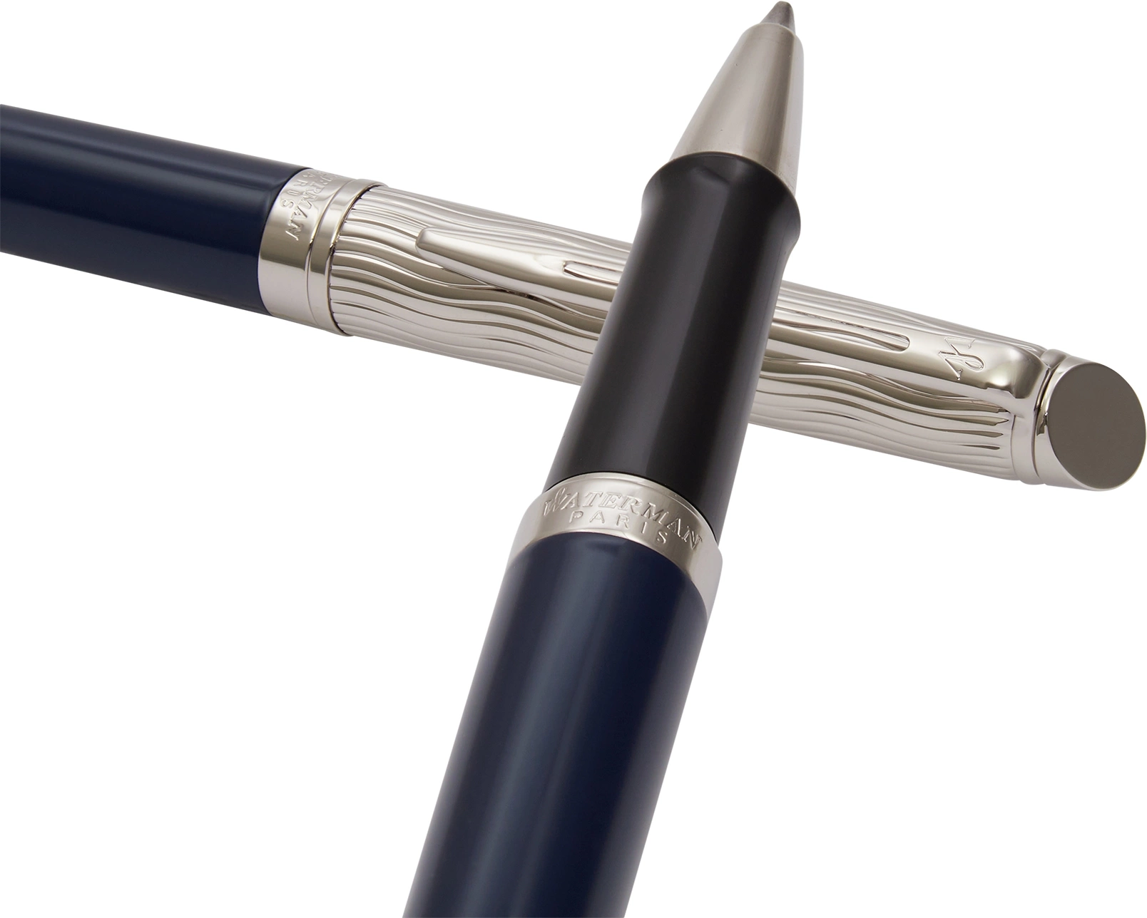 Ручка роллер Waterman Hemisphere L`Essence du Bleu (2166469) LaqBlue CT F черн. черн. подар.кор. — миниатюра 4