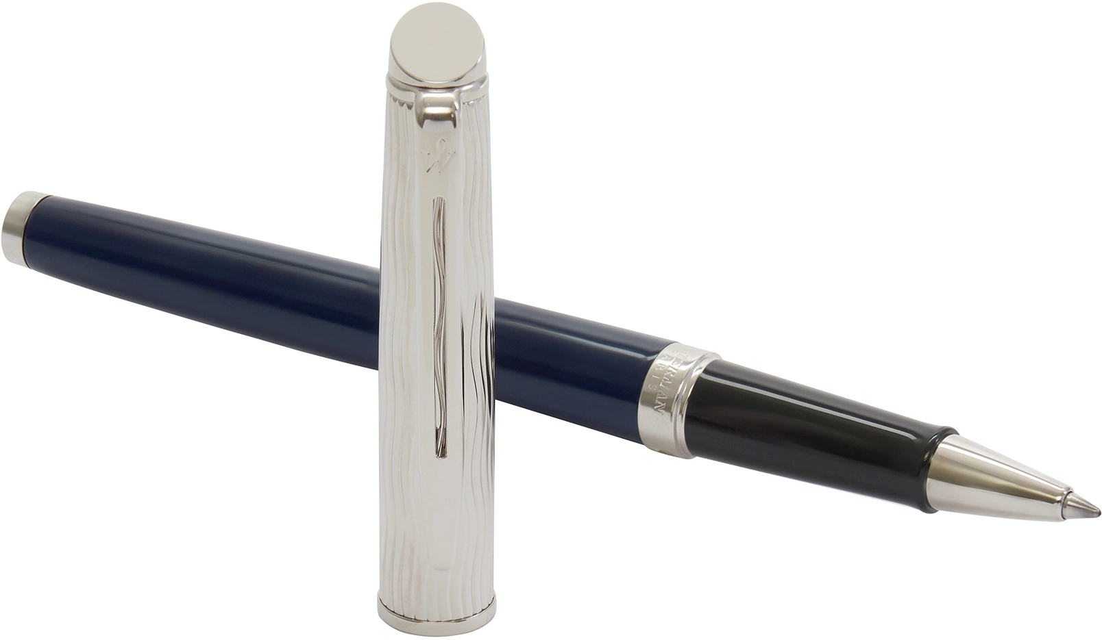 Ручка роллер Waterman Hemisphere L`Essence du Bleu (2166469) LaqBlue CT F черн. черн. подар.кор. — миниатюра 6