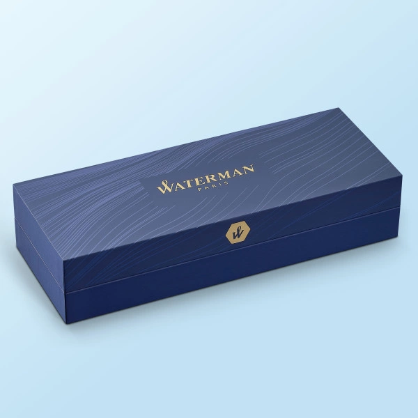 Ручка шариков. Waterman Hemisphere (S0920470) Steel CT M син. черн. подар.кор. — миниатюра 6