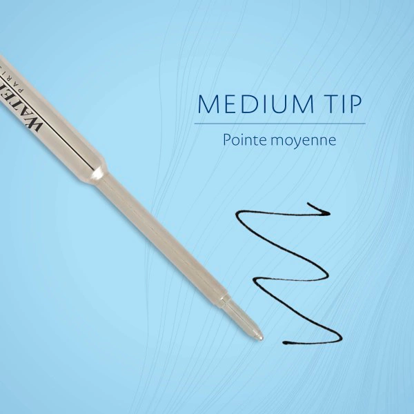 Стержень шариковый Waterman Standard Maxima (S0944480) M 1мм черные чернила блистер — миниатюра 2