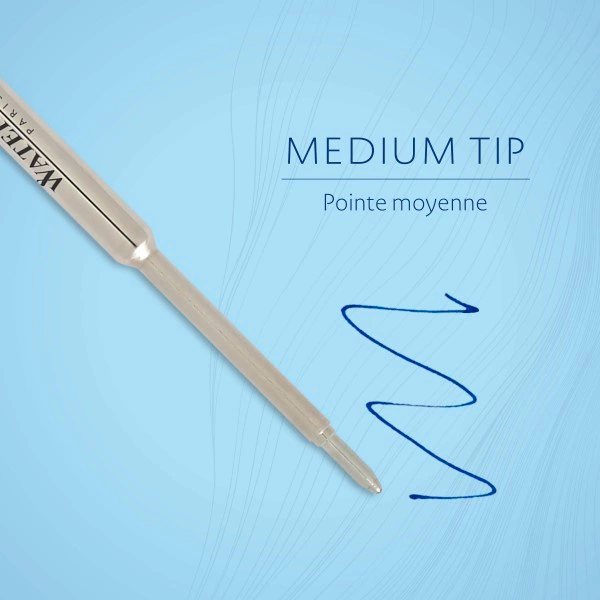 Стержень шариковый Waterman Standard Maxima (S0944490) M 1мм синие чернила блистер — миниатюра 2