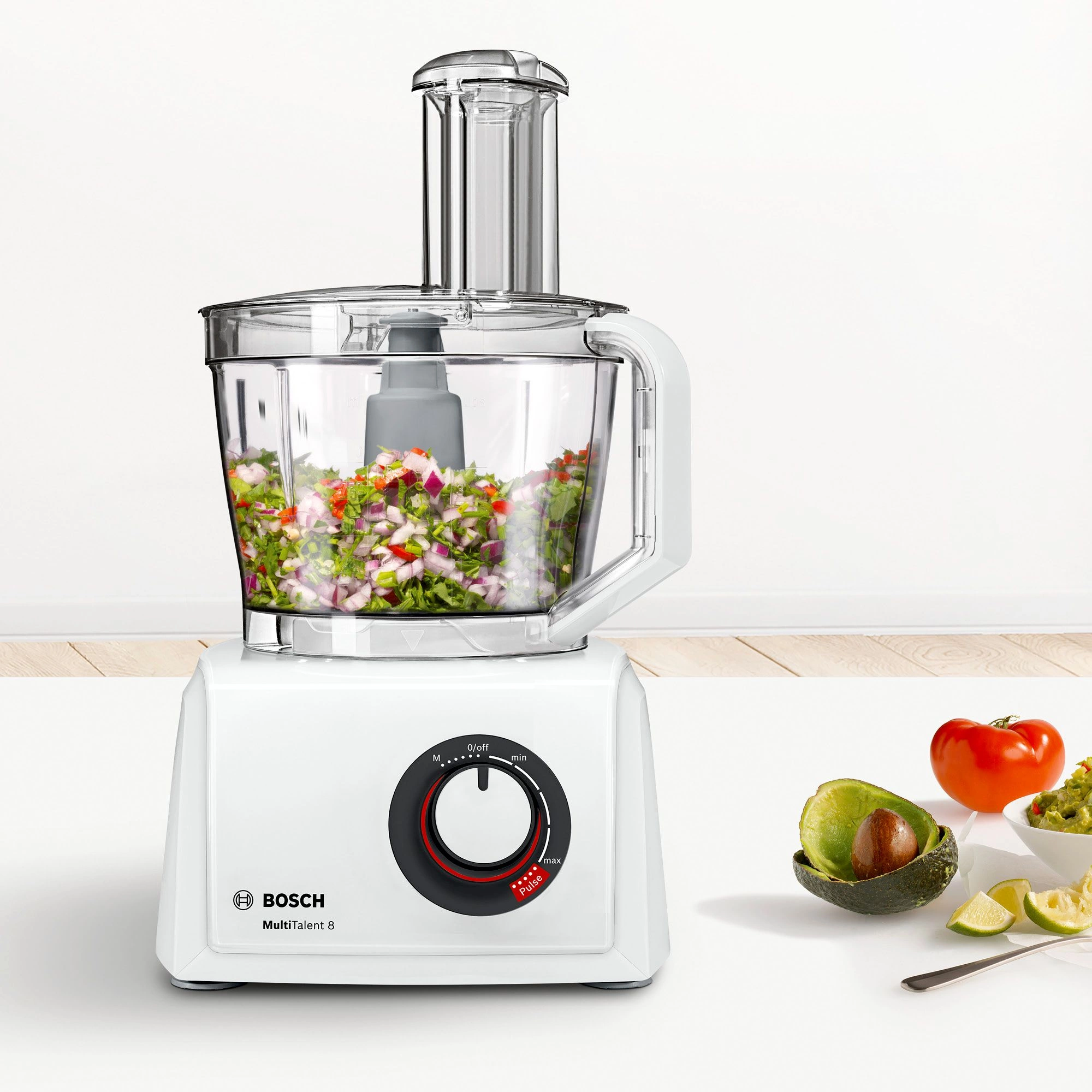 Кухонный комбайн Bosch MC812W620 1100Вт белый — миниатюра 3