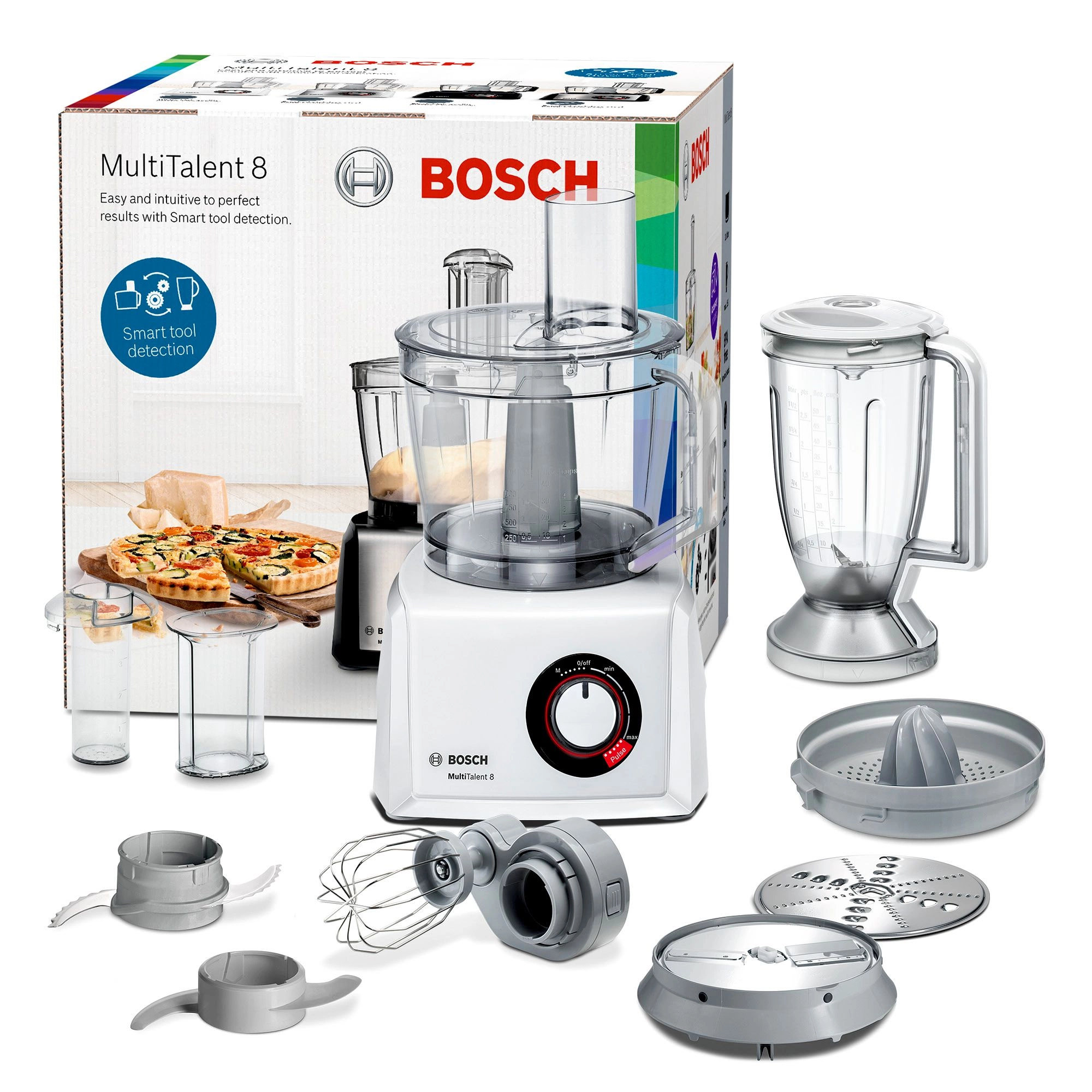 Кухонный комбайн Bosch MC812W620 1100Вт белый — миниатюра 4