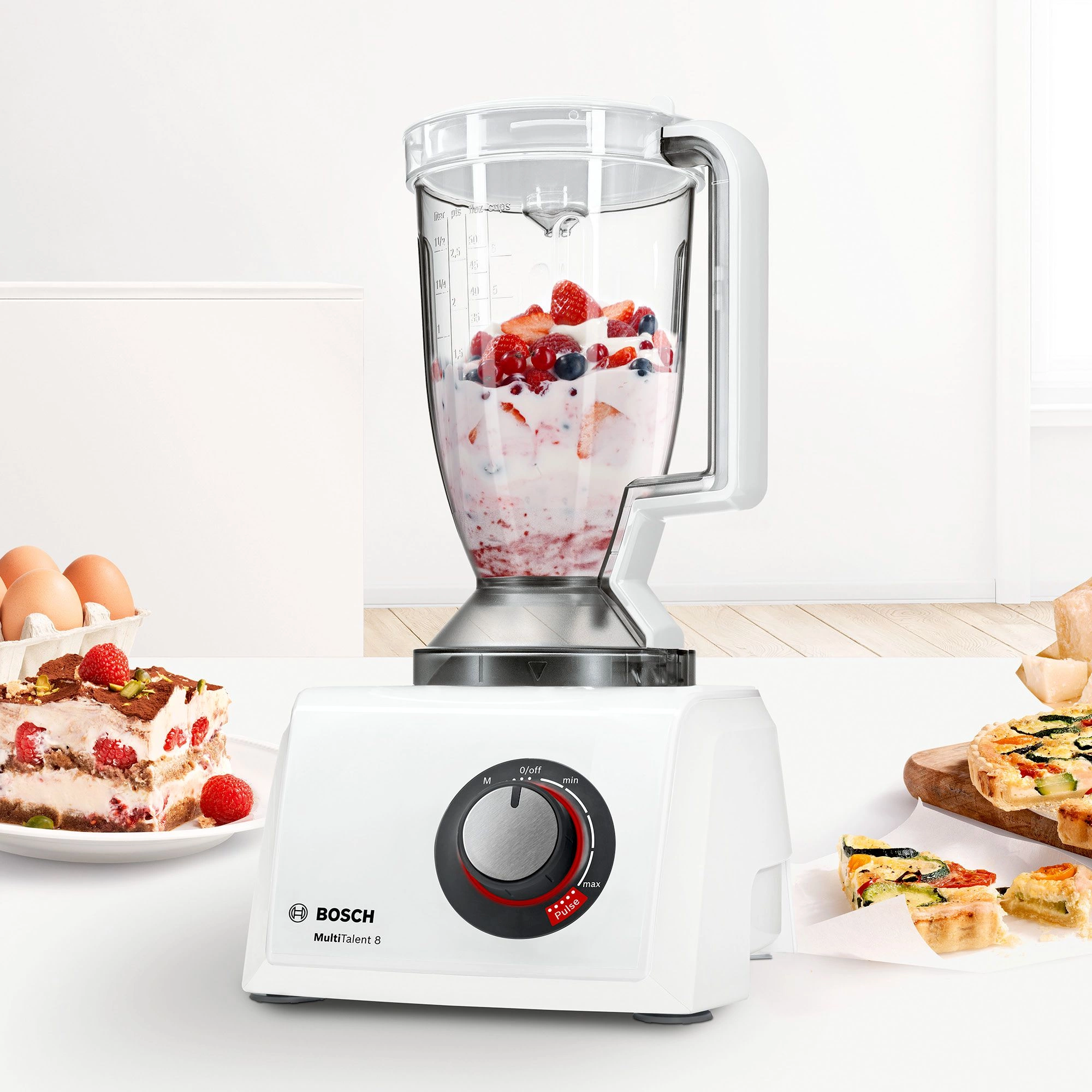 Кухонный комбайн Bosch MC812W620 1100Вт белый — миниатюра 6