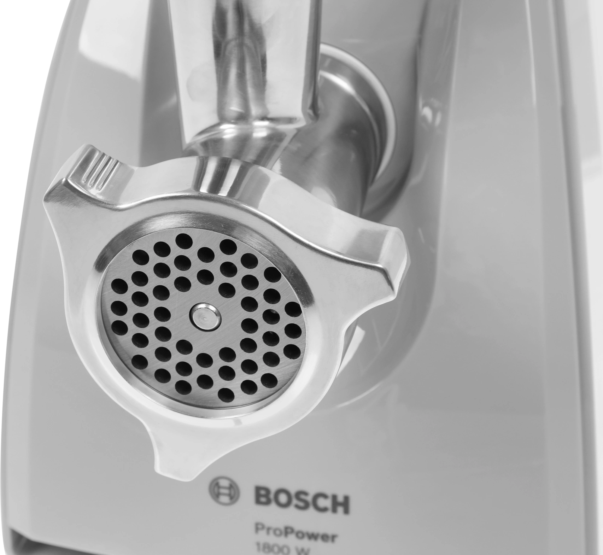 Мясорубка Bosch ProPower MFW66020 1800Вт белый/серый — миниатюра 2