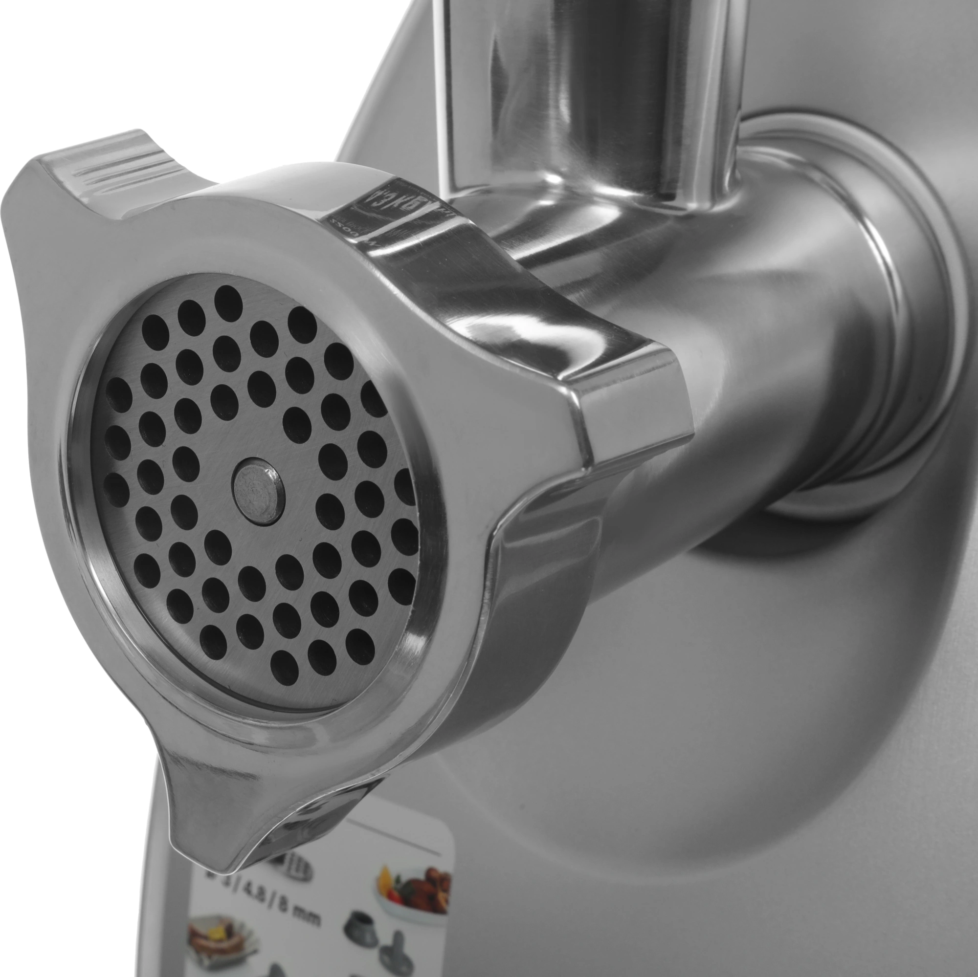 Мясорубка Bosch MFW68640 2200Вт серебристый/черный — миниатюра 12