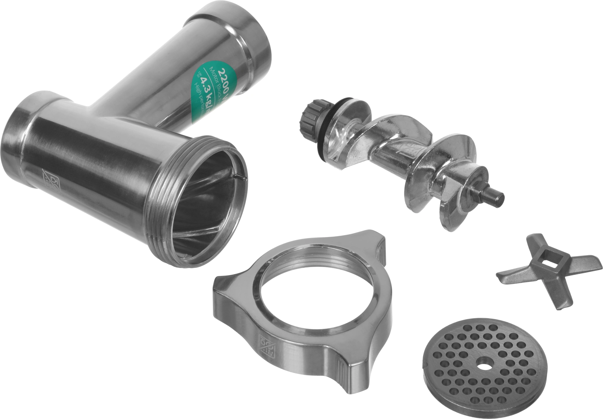 Мясорубка Bosch MFW68640 2200Вт серебристый/черный — миниатюра 22