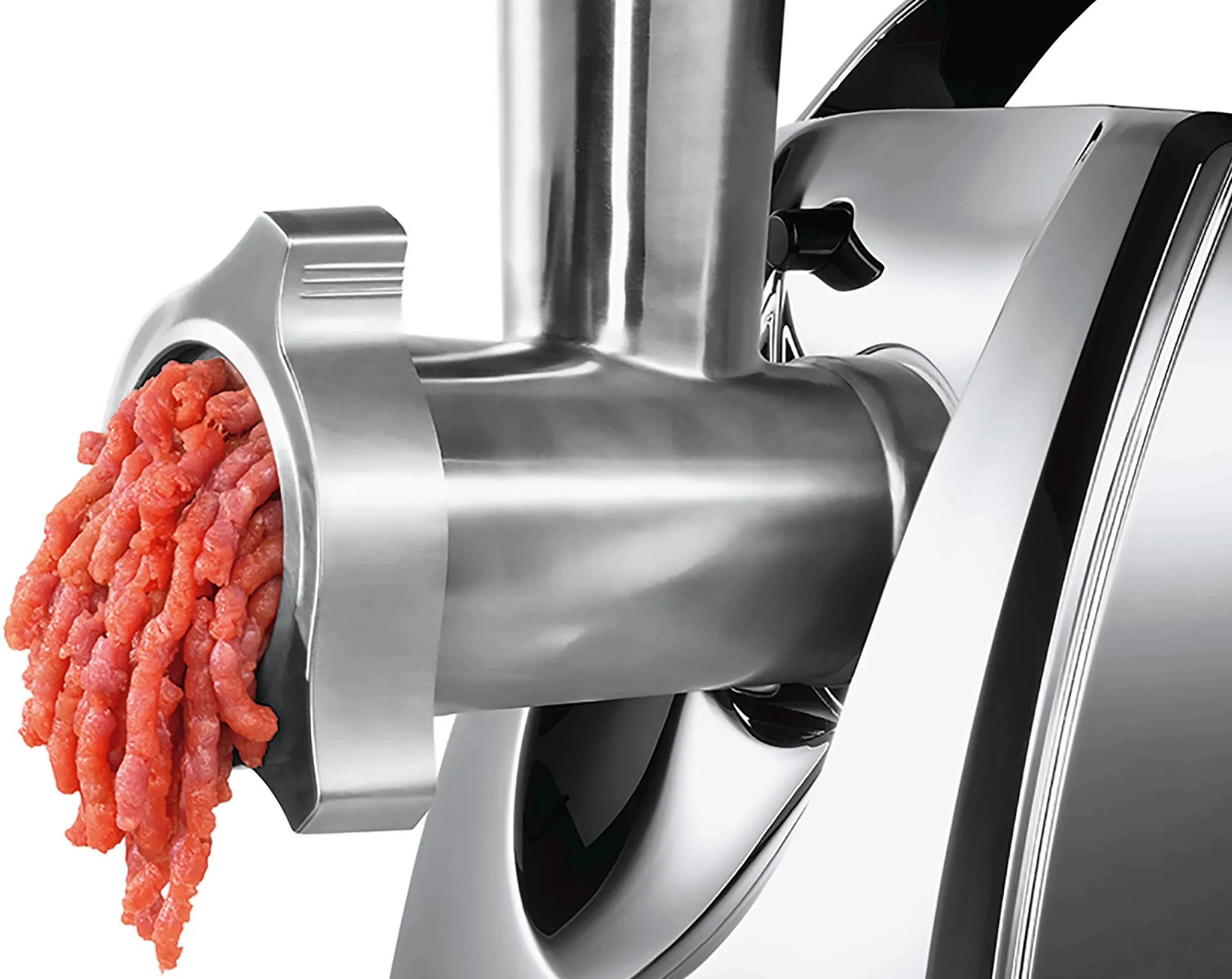 Мясорубка Bosch MFW68640 2200Вт серебристый/черный — миниатюра 2