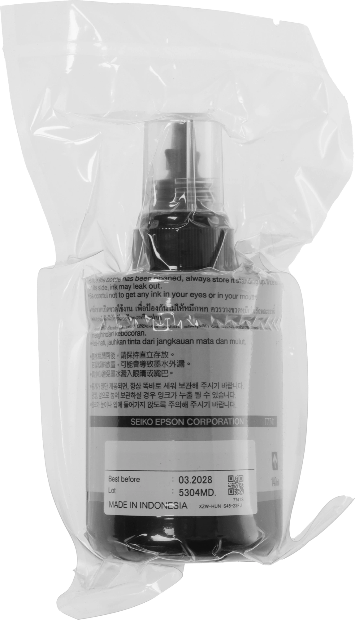 Картридж струйный Epson T7741S C13T774198 черный (6000стр.) (140мл) для Epson M100/105/200 — миниатюра 6