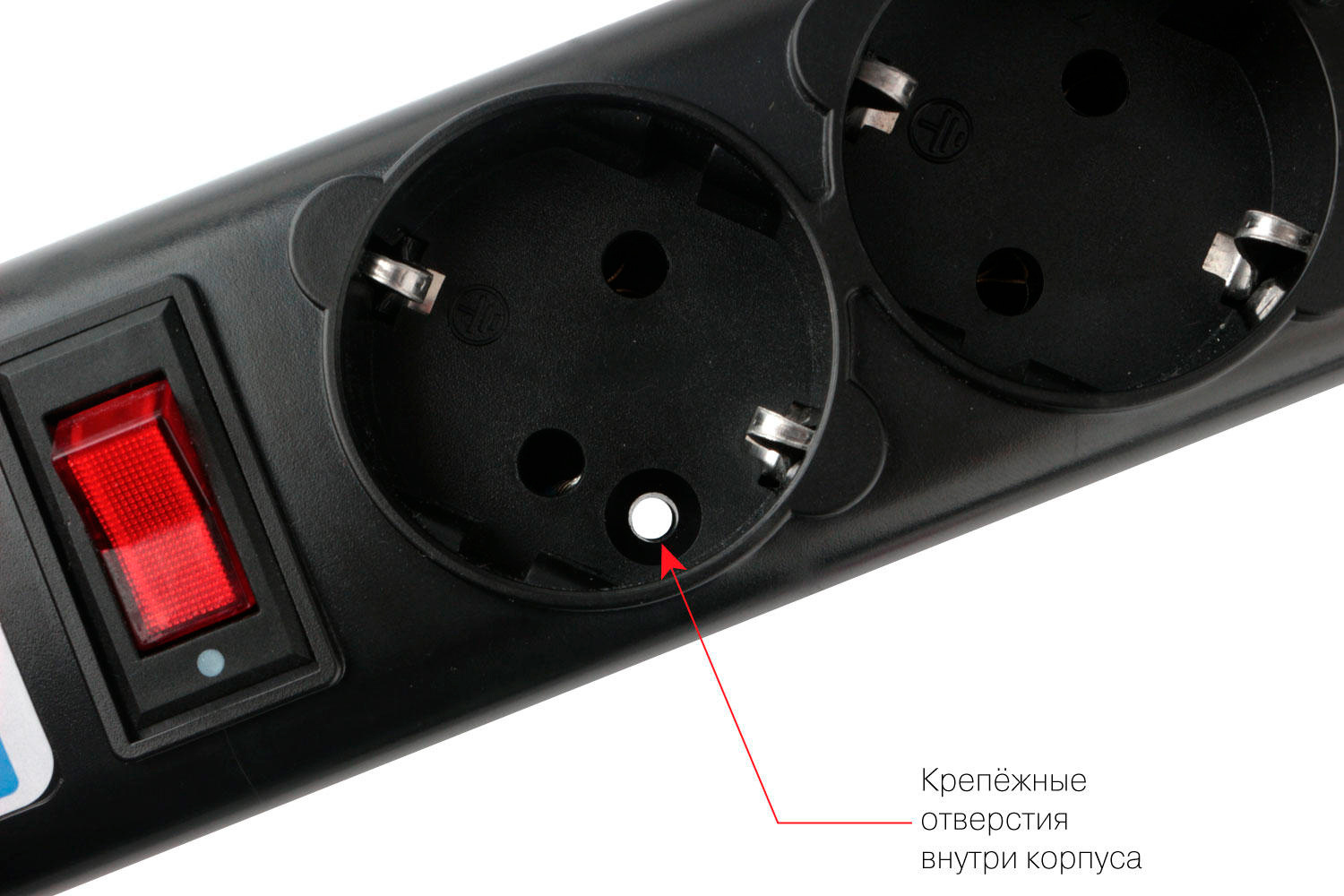 Сетевой фильтр Powercube SPG5-В2 1.9м (5 розеток) черный (коробка) — миниатюра 4