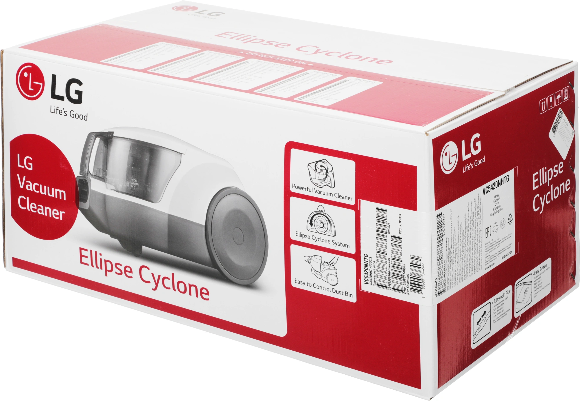 Пылесос LG VC5420NHTG 2000Вт серый/черный — миниатюра 21