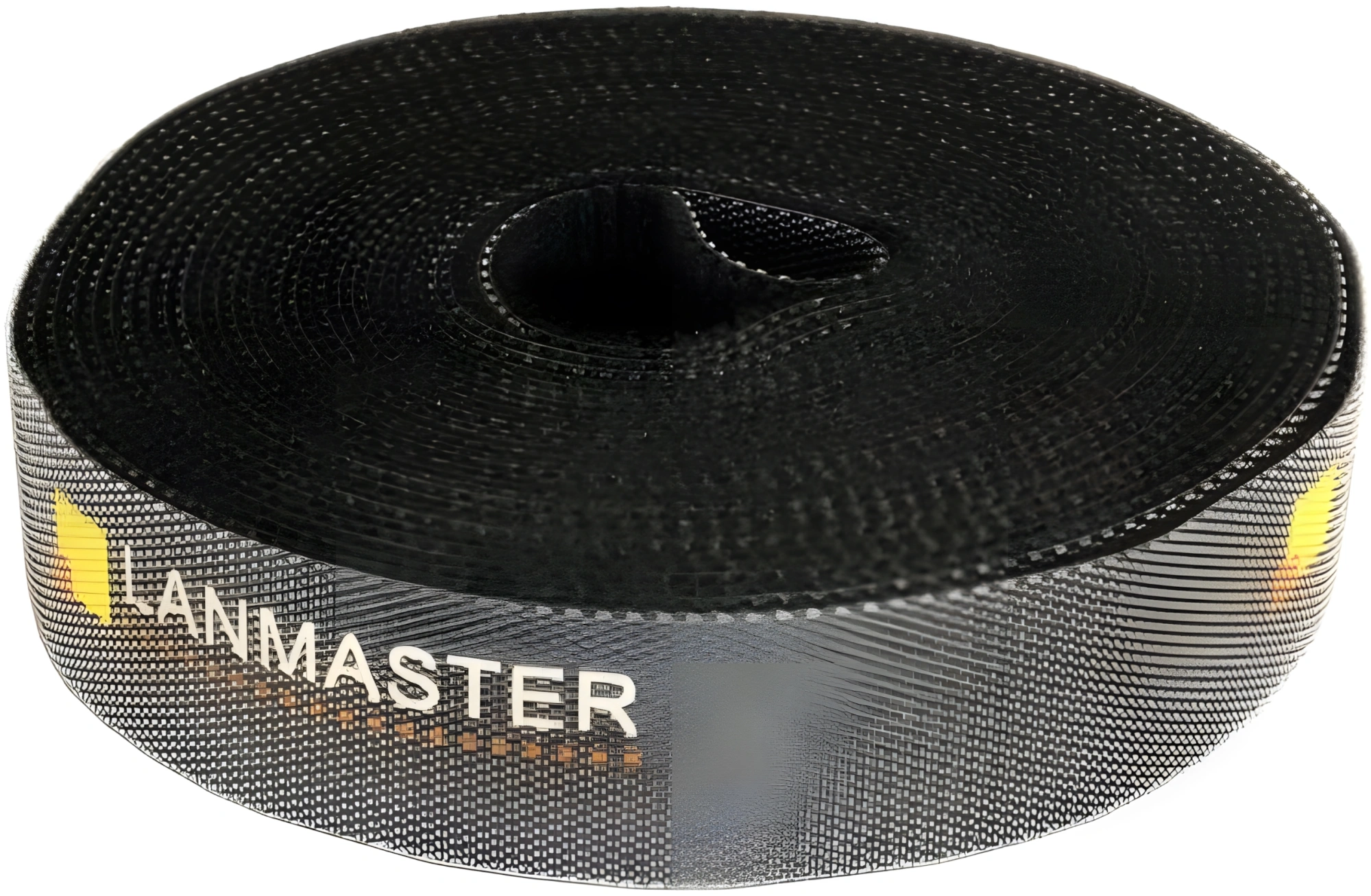 Хомут-липучка Lanmaster LAN-VCM5M-BK 5000x20мм (упак:1шт) нейлон 6.6 внутри помещений черный — миниатюра 2