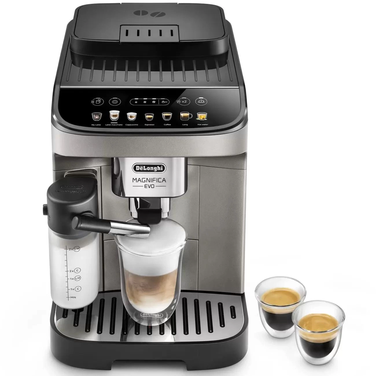 Кофемашина Delonghi Magnifica Evo ECAM290.81.TB 1450Вт черный/серый — миниатюра 2
