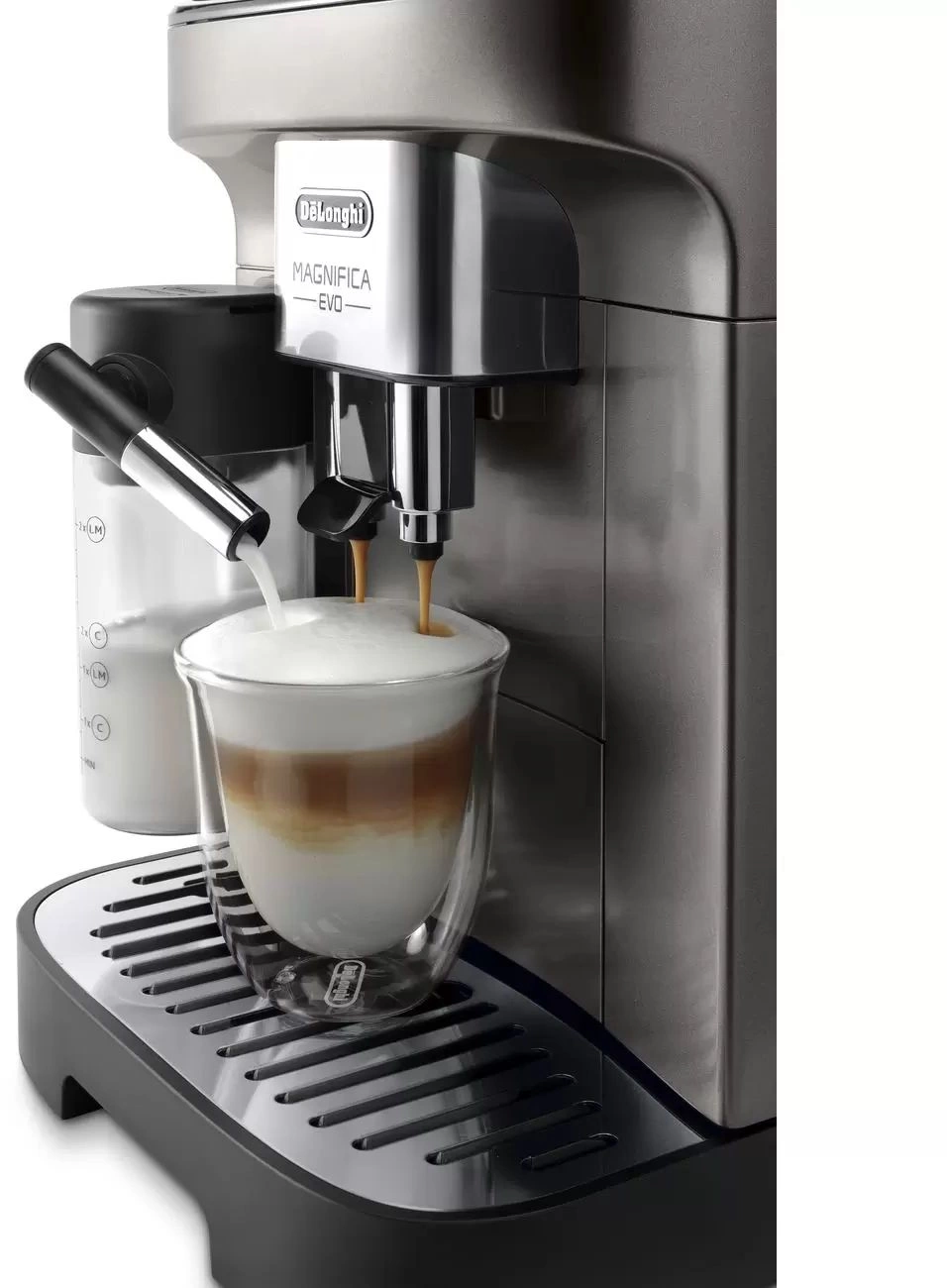 Кофемашина Delonghi Magnifica Evo ECAM290.81.TB 1450Вт черный/серый — миниатюра 6
