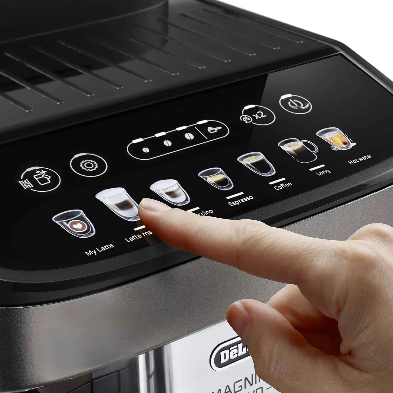 Кофемашина Delonghi Magnifica Evo ECAM290.81.TB 1450Вт черный/серый — миниатюра 4