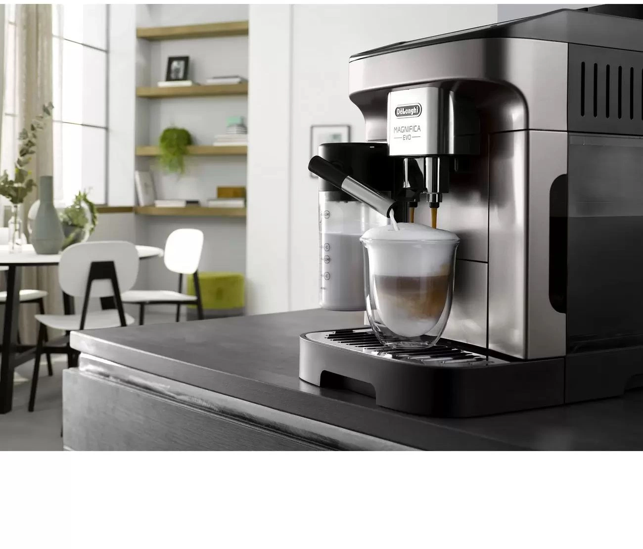 Кофемашина Delonghi Magnifica Evo ECAM290.81.TB 1450Вт черный/серый — миниатюра 8