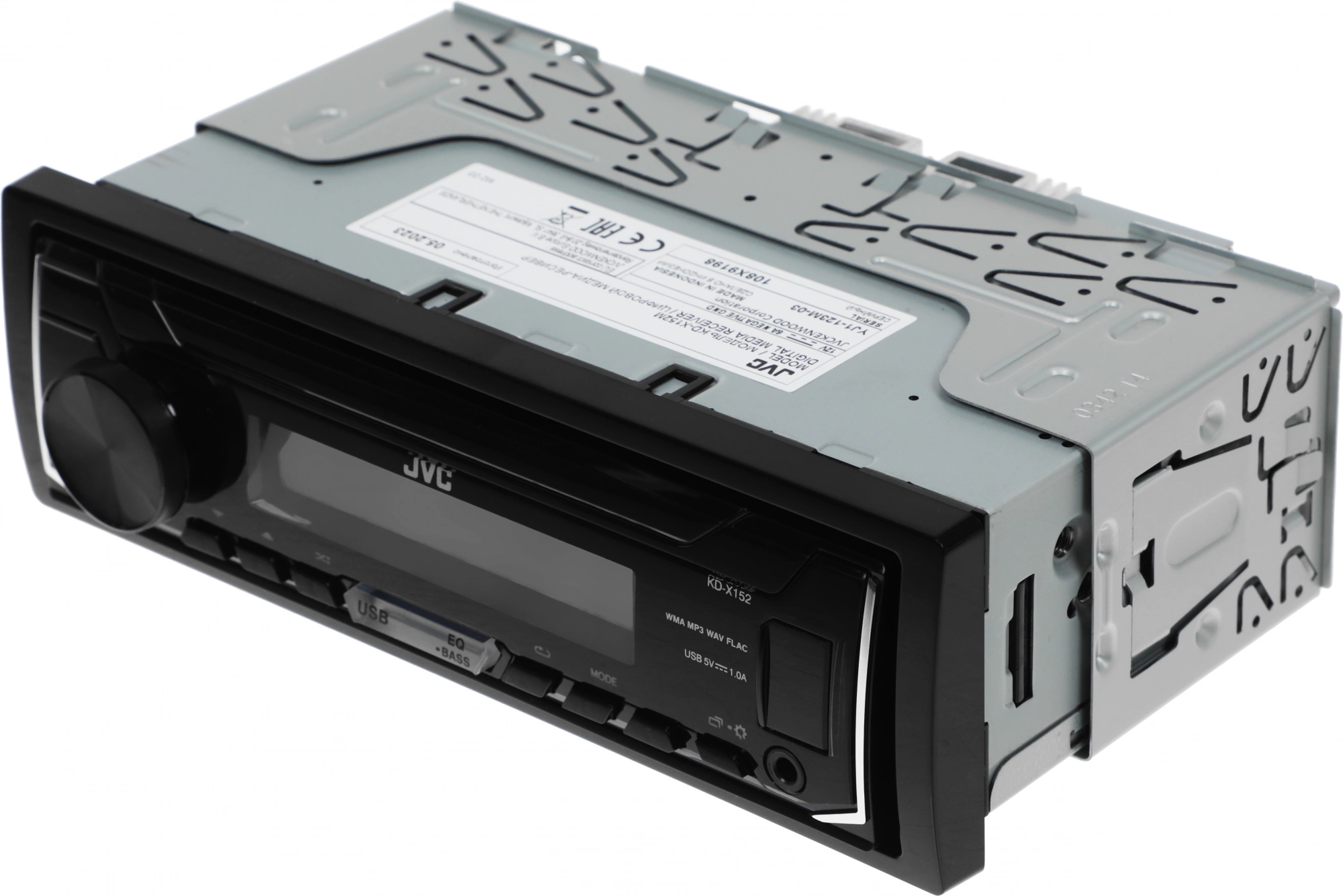 Автомагнитола JVC KD-X152M 1DIN 4x50Вт RDS — миниатюра 4
