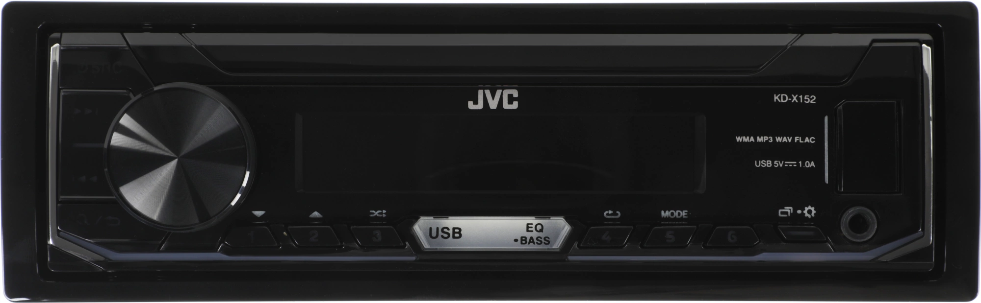 Автомагнитола JVC KD-X152M 1DIN 4x50Вт RDS — миниатюра 5