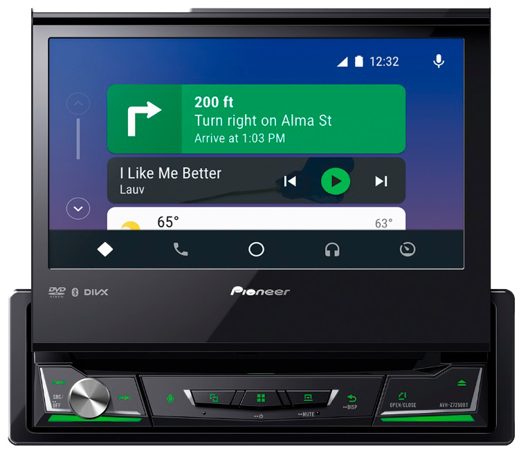 Автомагнитола Pioneer AVH-Z7250BT 1DIN 4x50Вт DSP 7" 3 RDS — фото 1