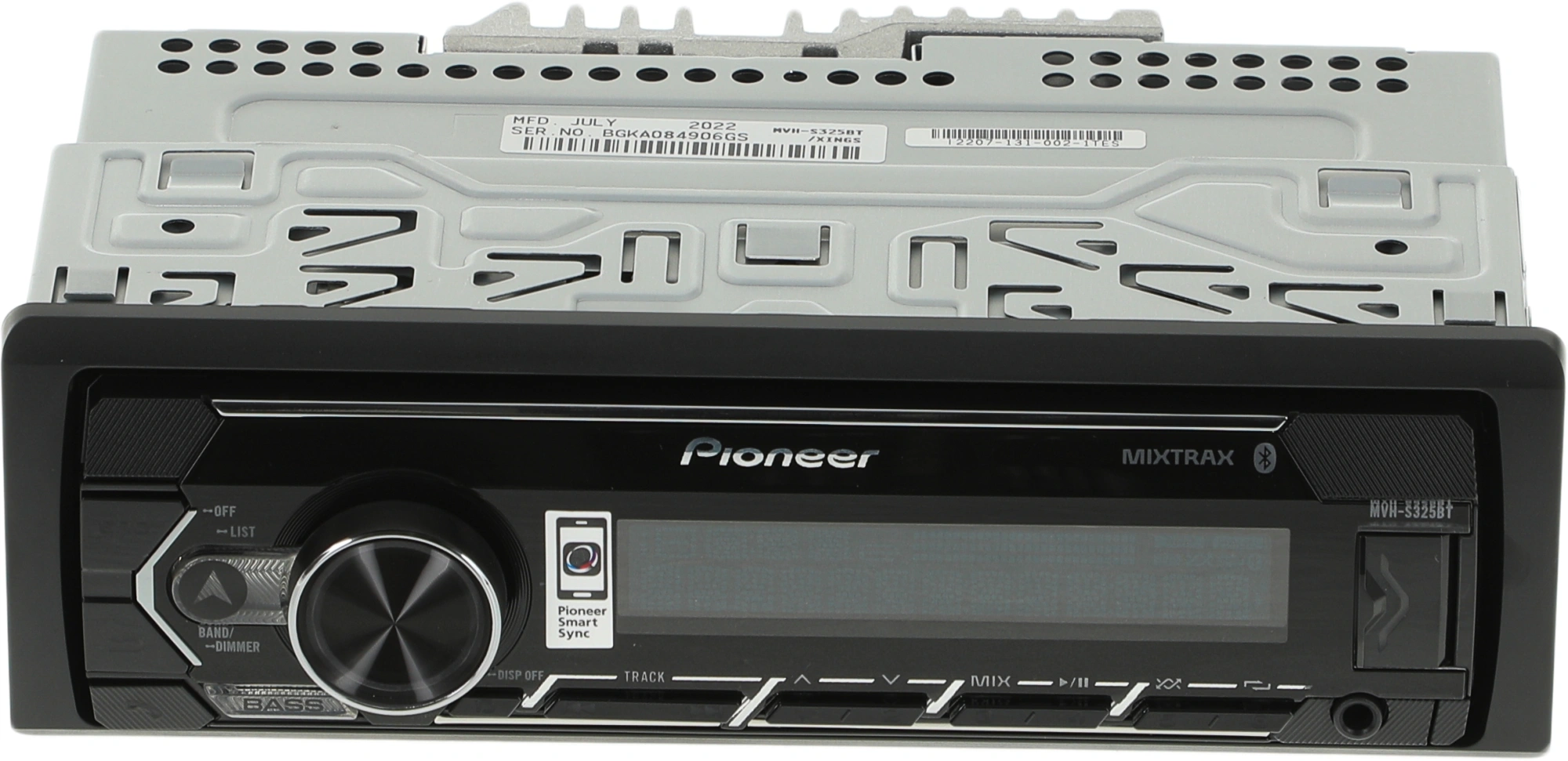 Автомагнитола Pioneer MVH-S325BT 1DIN 4x50Вт 1 ПДУ RDS — миниатюра 3