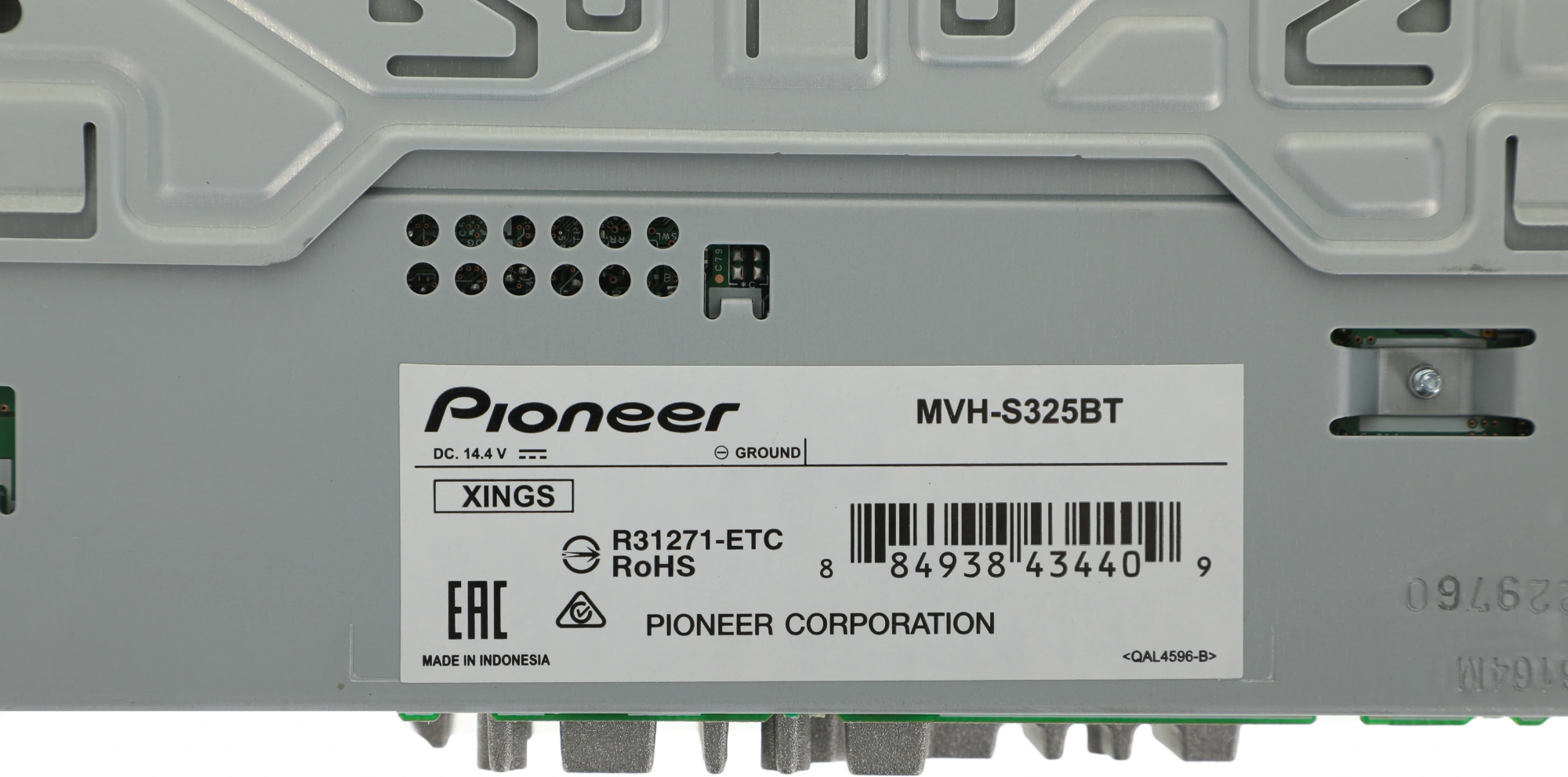 Автомагнитола Pioneer MVH-S325BT 1DIN 4x50Вт 1 ПДУ RDS — миниатюра 9