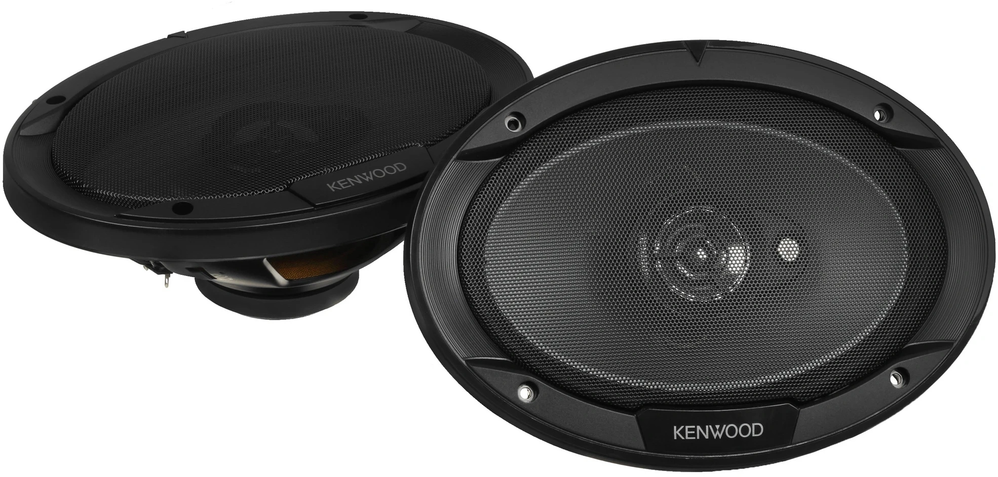 Колонки автомобильные Kenwood KFC-S6966 400Вт 91дБ 4Ом 16x23см (6x9дюйм) (ком.:2кол.) коаксиальные трехполосные — миниатюра 3