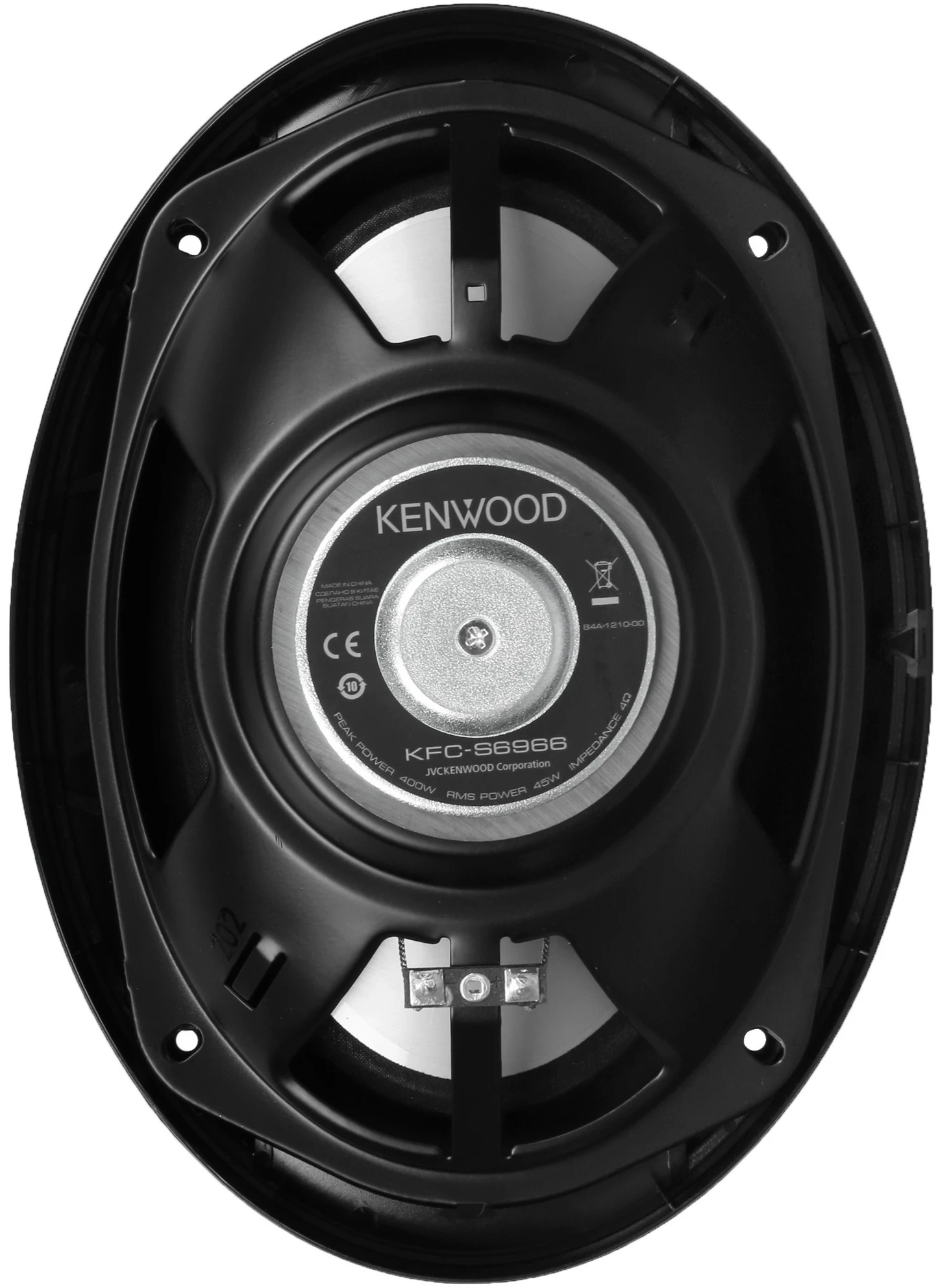 Колонки автомобильные Kenwood KFC-S6966 400Вт 91дБ 4Ом 16x23см (6x9дюйм) (ком.:2кол.) коаксиальные трехполосные — миниатюра 5