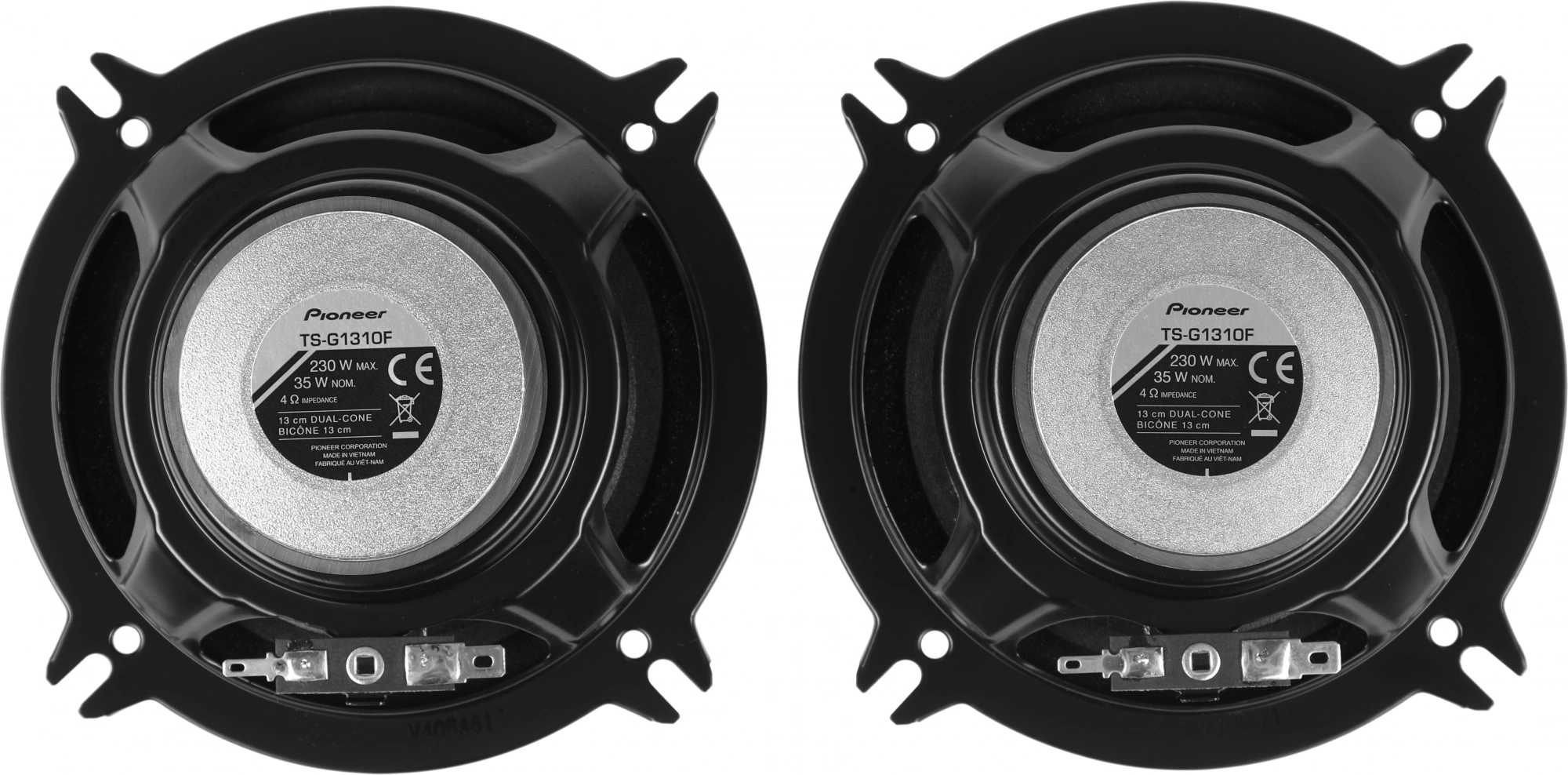 Колонки автомобильные Pioneer TS-G1310F 230Вт 89дБ 4Ом 13см (5дюйм) (ком.:2кол.) коаксиальные однополосные — миниатюра 3
