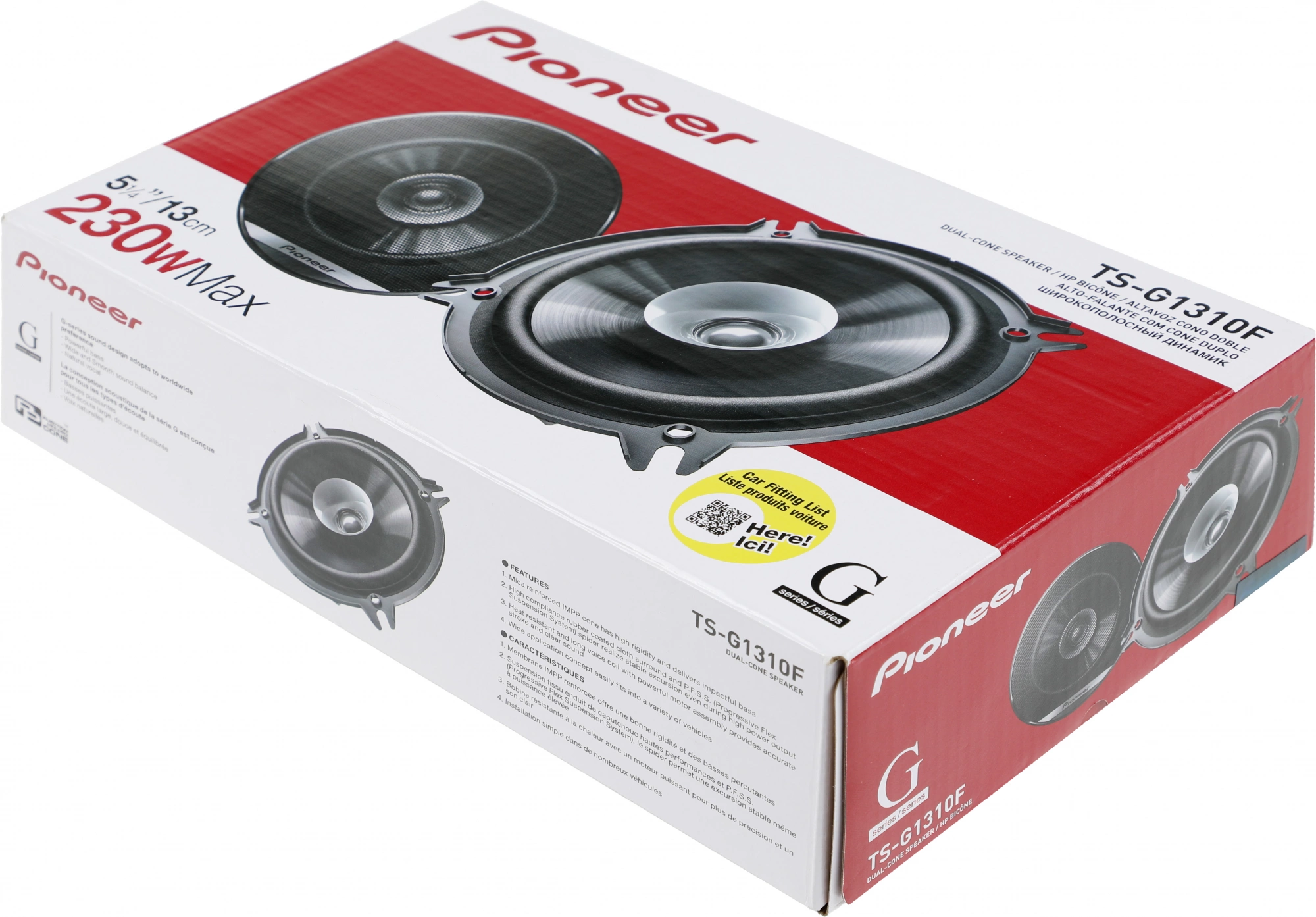 Колонки автомобильные Pioneer TS-G1310F 230Вт 89дБ 4Ом 13см (5дюйм) (ком.:2кол.) коаксиальные однополосные — миниатюра 7