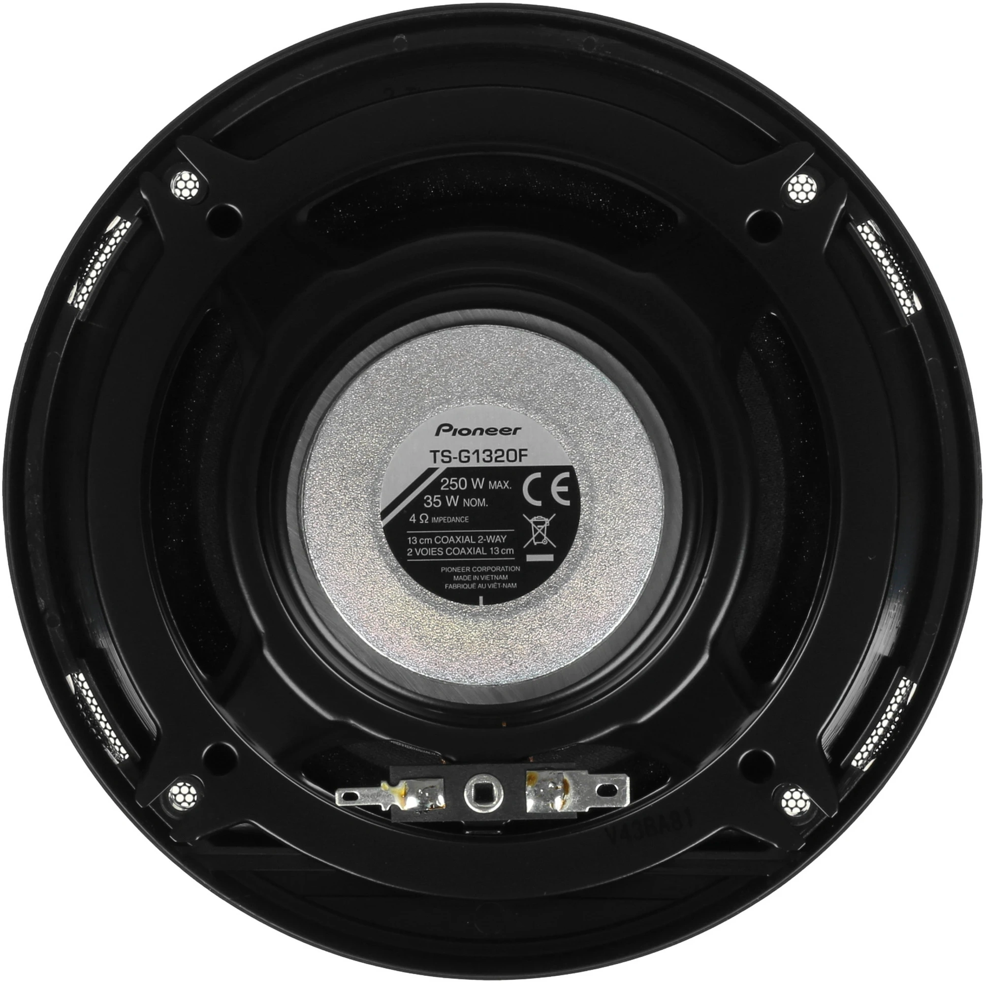 Колонки автомобильные Pioneer TS-G1320F 250Вт 88дБ 4Ом 13см (5дюйм) (ком.:2кол.) коаксиальные двухполосные — миниатюра 7