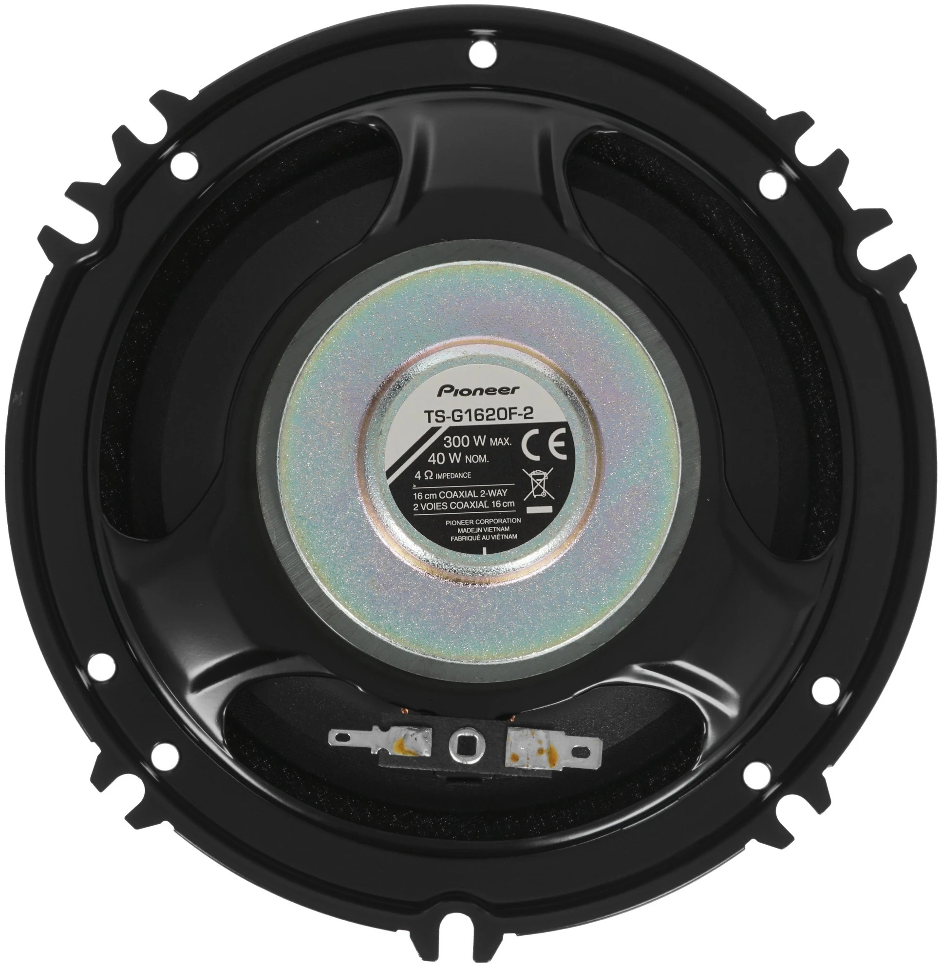 Колонки автомобильные Pioneer TS-G1620F-2 300Вт 89дБ 4Ом 16см (6дюйм) (ком.:2кол.) коаксиальные двухполосные — миниатюра 7