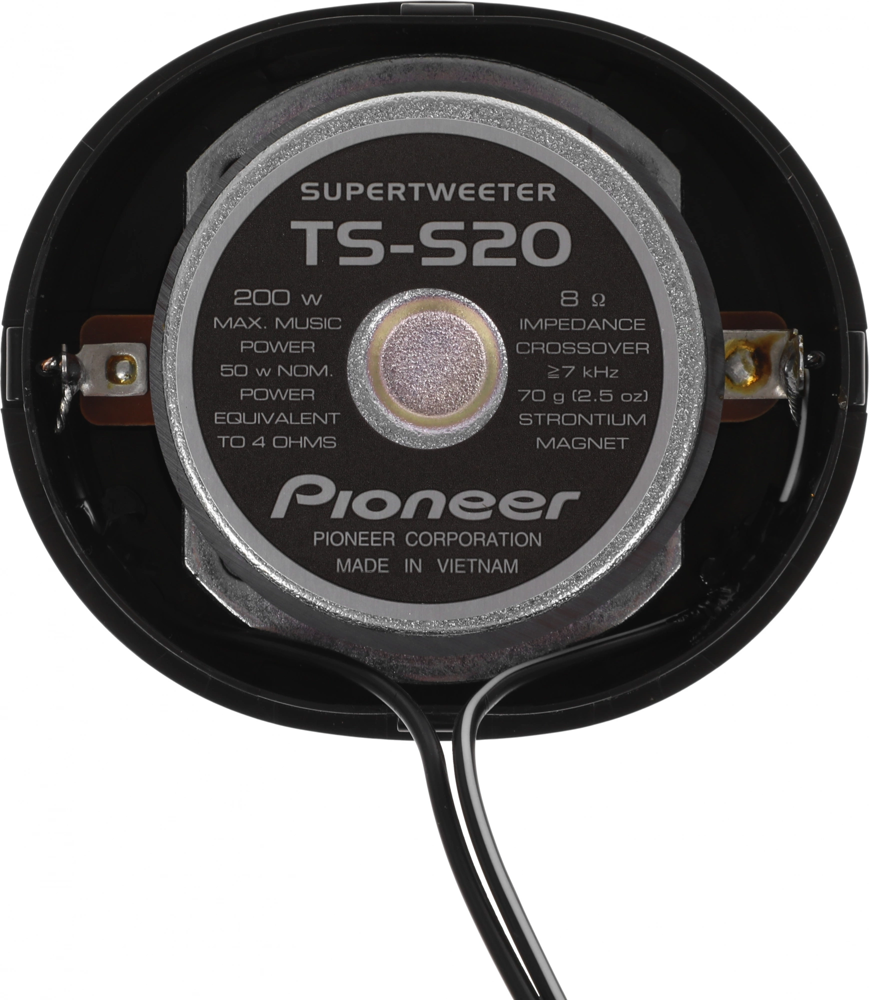 Колонки автомобильные Pioneer TS-S20 200Вт 92дБ 8Ом 2см (ком.:2кол.) твитер — миниатюра 6